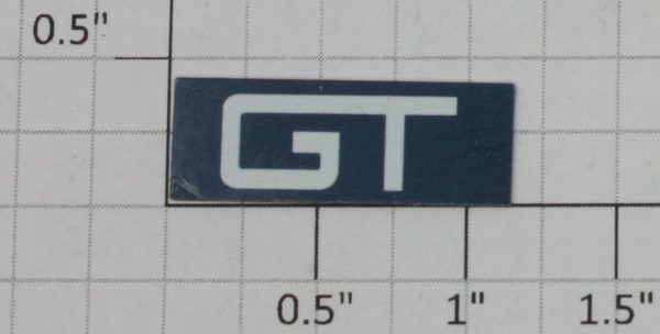 Lionel 16242-12  GT  Auto Car Nameplate with Adhesive For Sale