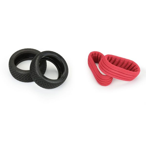 AKA Products, Inc. 14036QR 1:8 Lux Q Front Rear Off-Road Buggy Tires (Pack of 2) For Cheap - Image 3