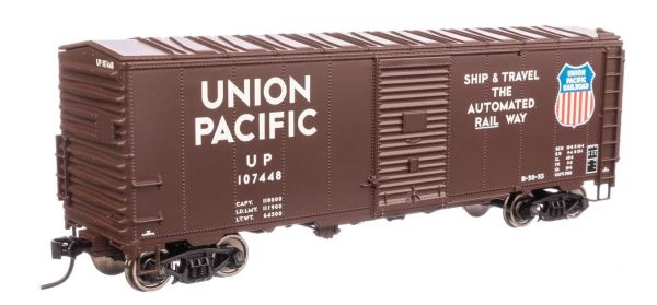 Walthers 910-1216 HO Union Pacific 40  AAR Modernized 1948 Boxcar RTR #107448 Supply - Image 2
