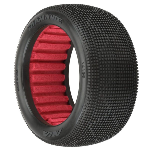 AKA Products, Inc. 14135XR 1:8 Diamante X Front Rear 4.0  Off-Road Truck Tires on Sale