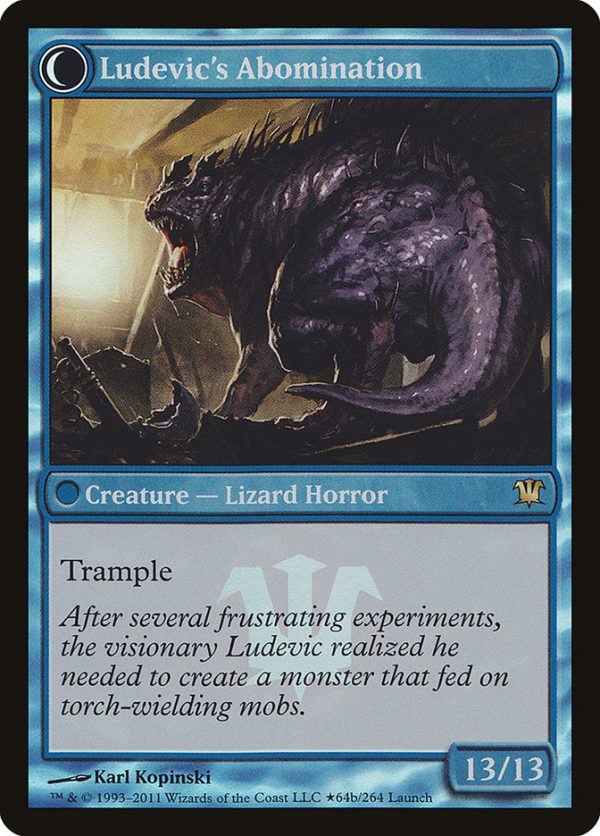 Ludevic s Test Subject    Ludevic s Abomination (Launch) [Innistrad Prerelease Promos] Cheap - Image 2