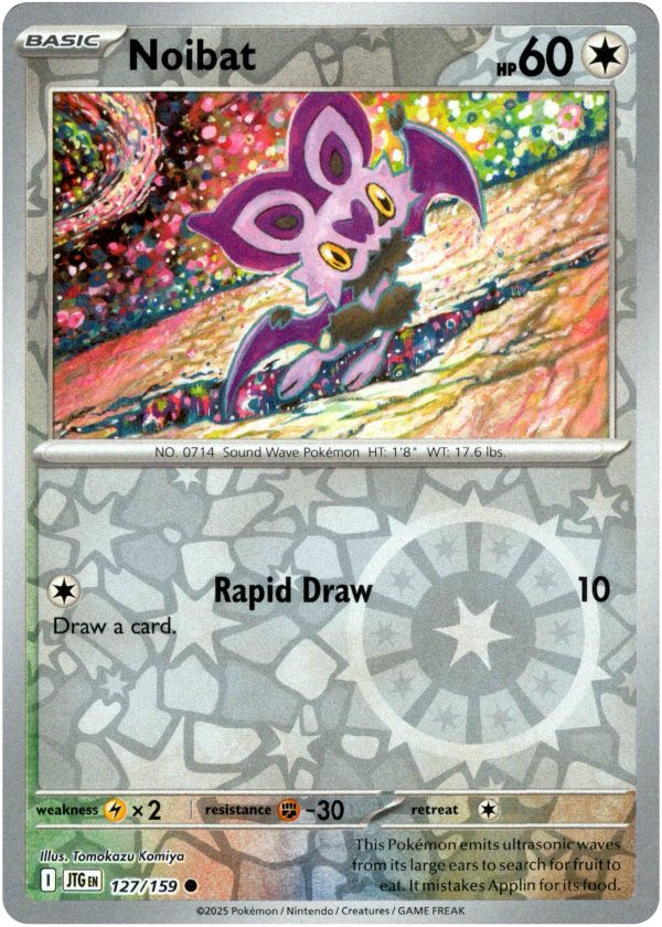 Noibat - 127 159 - Journey Together - Reverse Holo For Sale