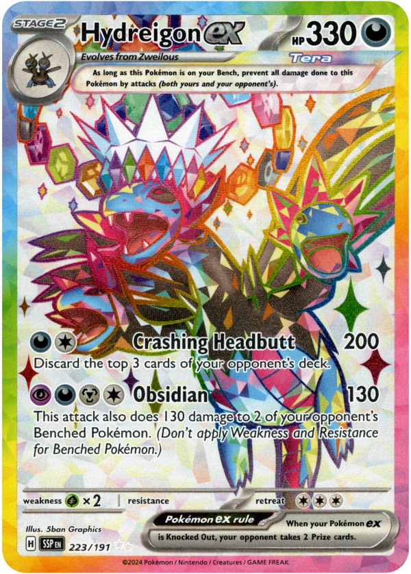 Hydreigon ex - 223 191 - Surging Sparks - Holo For Cheap