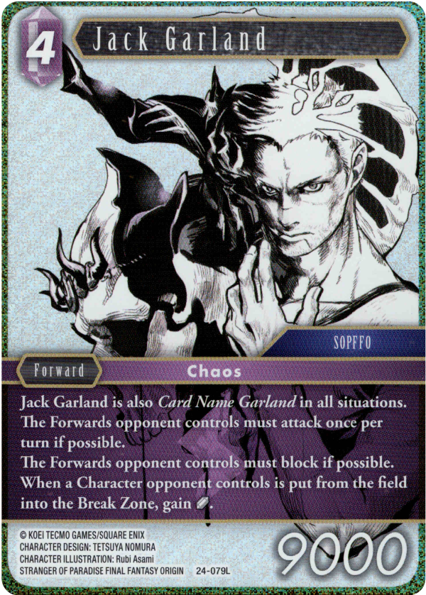 Jack Garland - 24-079L - Hidden Legends - Foil Online Sale