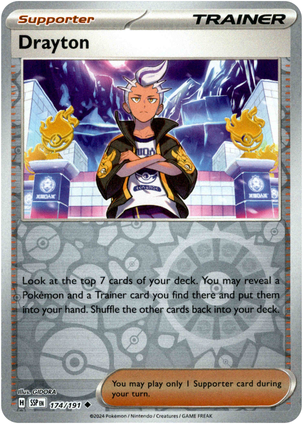 Drayton - 174 191 - Surging Sparks - Reverse Holo Online