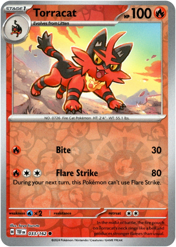 Torracat - 033 162 - Temporal Forces - Reverse Holo For Cheap