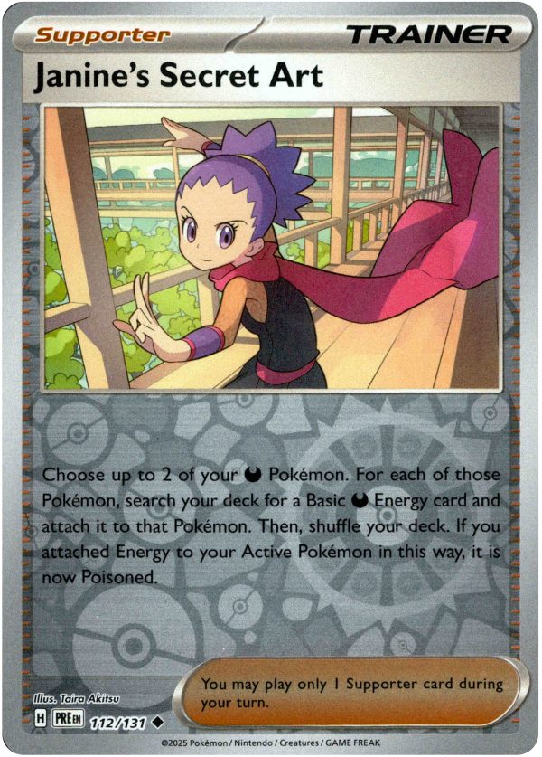 Janine s Secret Art - 112 131 - Prismatic Evolutions - Reverse Holo For Cheap