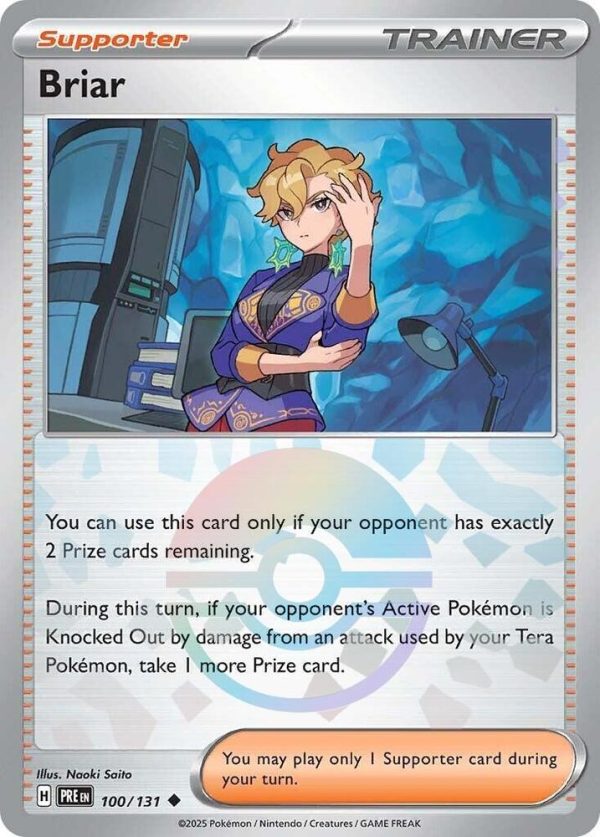 Briar (Poke Ball Pattern) - 100 131 - Prismatic Evolutions - Holo For Discount