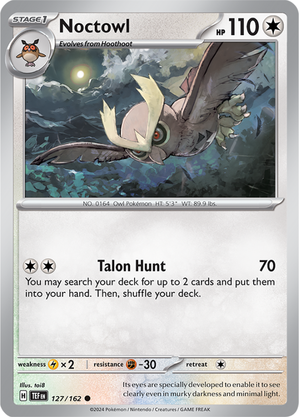 Noctowl - 127 162 - Temporal Forces Discount