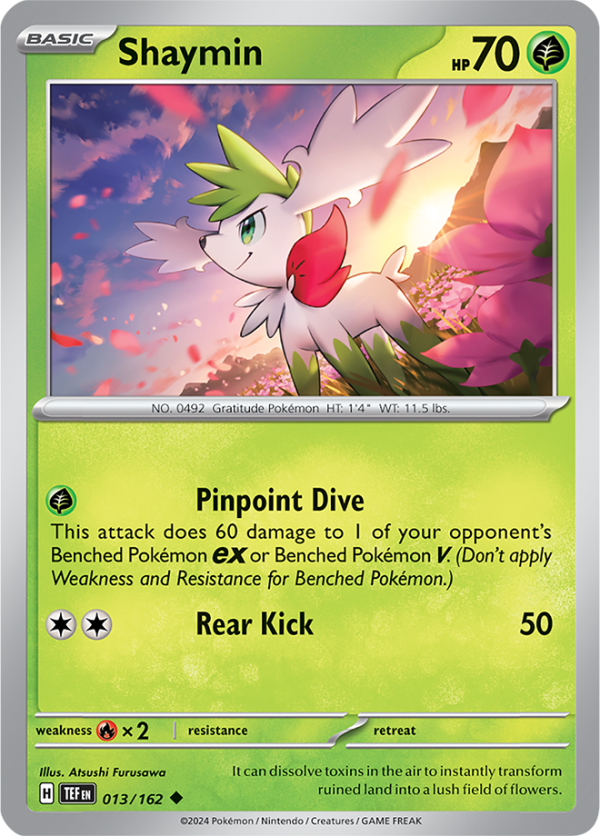 Shaymin - 013 162 - Temporal Forces For Sale